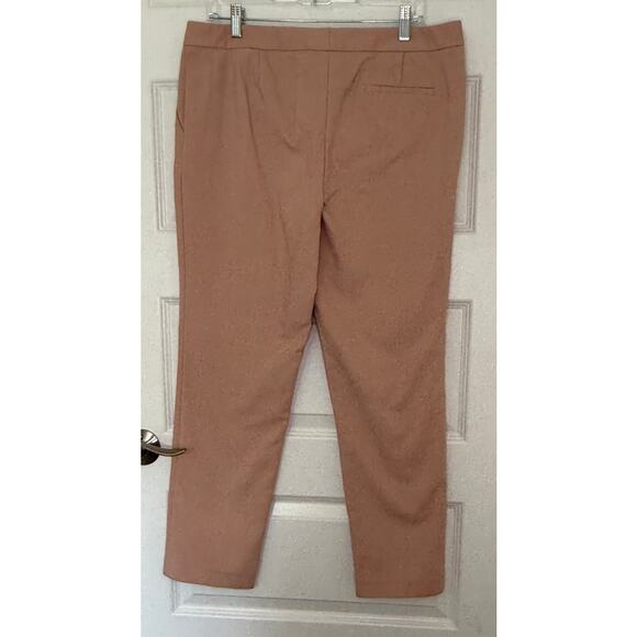 Vince Camuto Women’s Size 12 Light Pink Straight Leg Stretch Work Pants Career - Picture 2 of 6